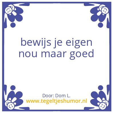 Tegeltje: Dom L.