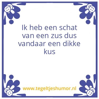 Tegeltje: Ik
