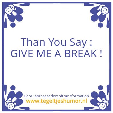 Tegeltje: Your input ? Your effort ?