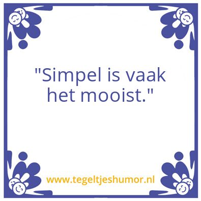 Tegeltje: Wim