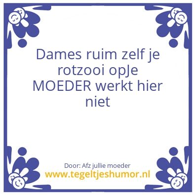 Tegeltje: Rommel