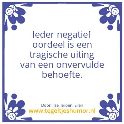 Tegeltje: empathie