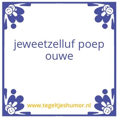 Tegeltje: Jodeli