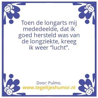 Tegeltje: Ik kreeg weer â€¦..