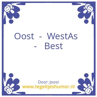 Tegeltje: 1