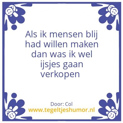 Tegeltje: Ijsjes