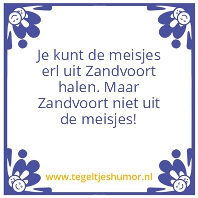 Tegeltje: Zandvoort