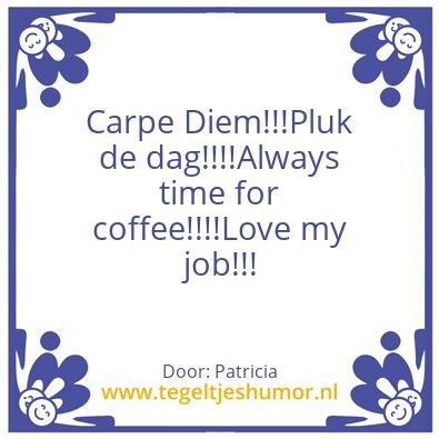 Tegeltje: Patricia