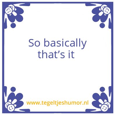 Tegeltje: F