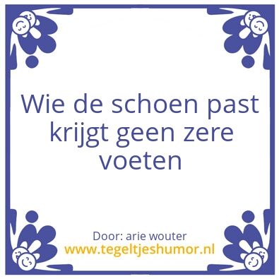 Tegeltje: Spreuk