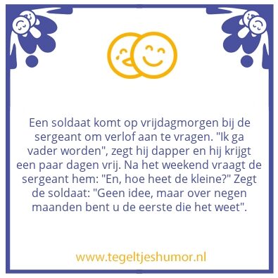 Tegeltje: Soldaat