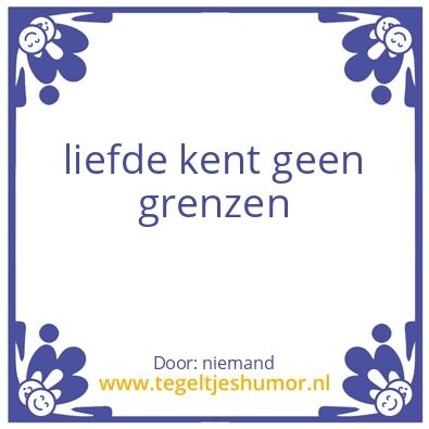 Tegeltje: liefde