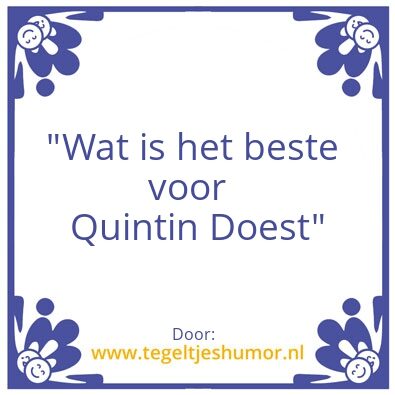 Tegeltje: Tegeltje