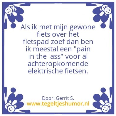 Tegeltje: Ik ben Gerrit.