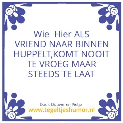 Tegeltje: DE DENKER