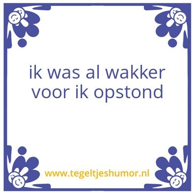 Tegeltje: Frits
