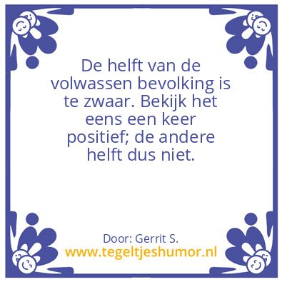 Tegeltje: Ik ben Gerrit.