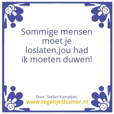 Tegeltje: SPREUK VAN STEFAN