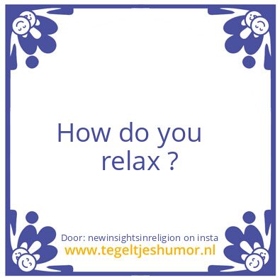 Tegeltje: Happy days..