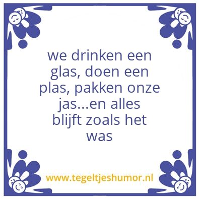 Tegeltje: glasjasplas