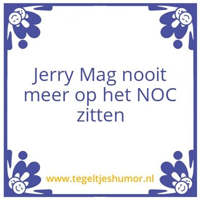 Tegeltje: aha