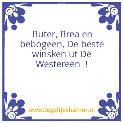 Tegeltje: De Westereen