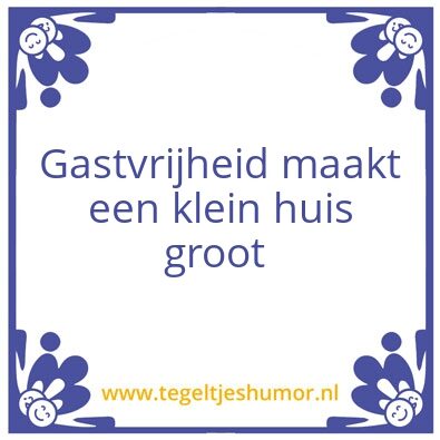 Tegeltje: 1
