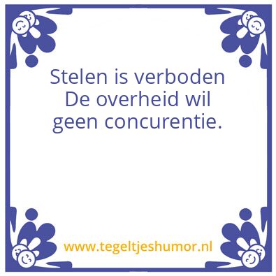 Tegeltje: Overheid