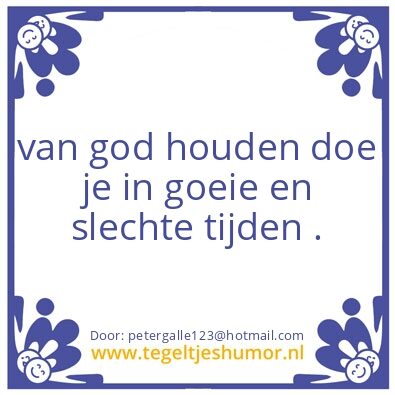 Tegeltje: ikke