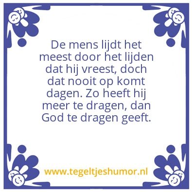 Tegeltje: Tegeltje