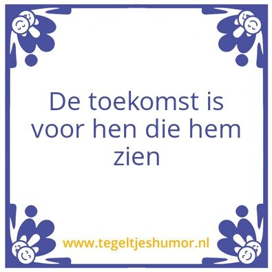 Tegeltje: Weetje