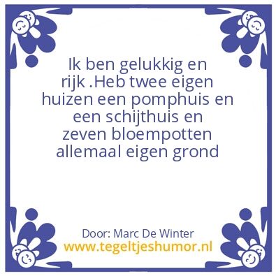 Tegeltje: Geluk