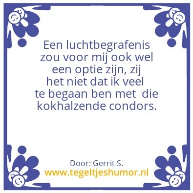 Tegeltje: Ik ben Gerrit.