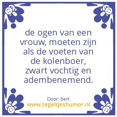 Tegeltje: kolenboer
