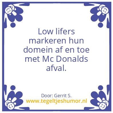 Tegeltje: Ik ben Gerrit.