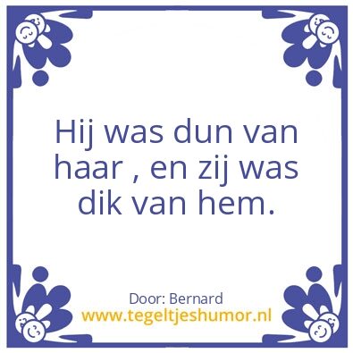 Tegeltje: Haar en hem