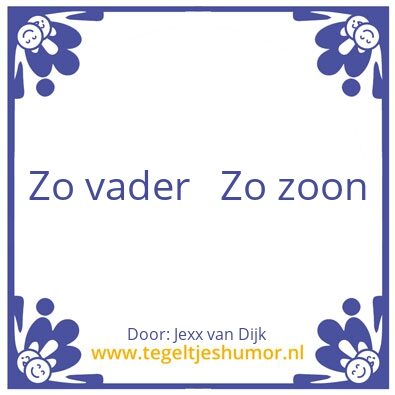 Tegeltje: Familie