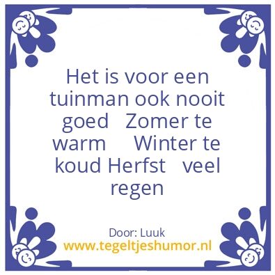 Tegeltje: Slechtweer