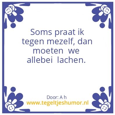 Tegeltje: moi