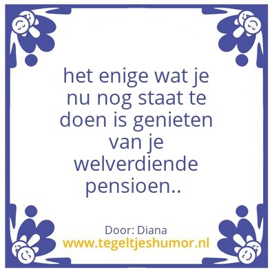 Tegeltje: Tinus