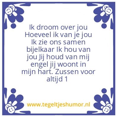 Tegeltje: Mijn zusje ðŸ˜‡