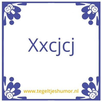 Tegeltje: Ik kan niet meer