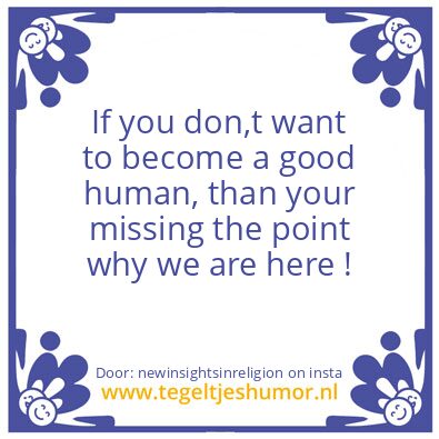 Tegeltje: Your Life !