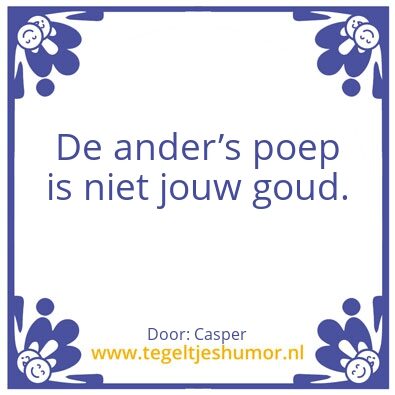 Tegeltje: Goud