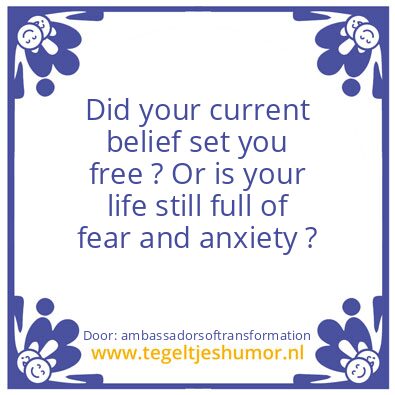 Tegeltje: IN YOUR LIFE