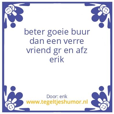 Tegeltje: erik