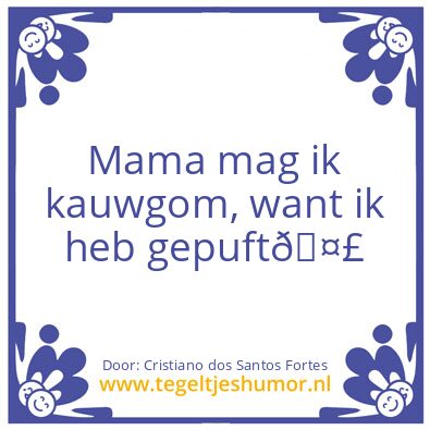 Tegeltje: Real quotes