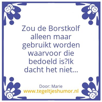 Tegeltje: Interessante vraag
