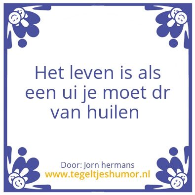 Tegeltje: Ui