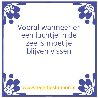 Tegeltje: Vis